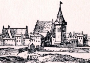 Steintor nach Merian, um 1650