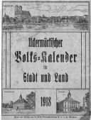 Uckermärkischer Volks-Kalender für Stadt und Land 1918.