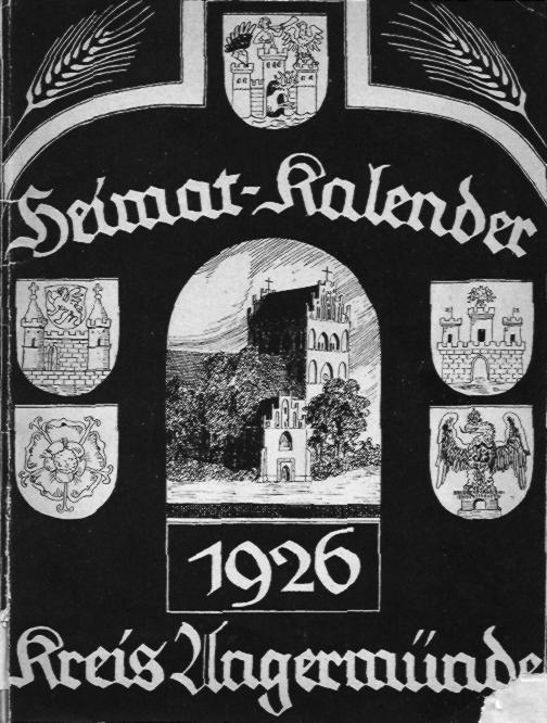 Heimat-Kalender Kreis Angermünde 1926