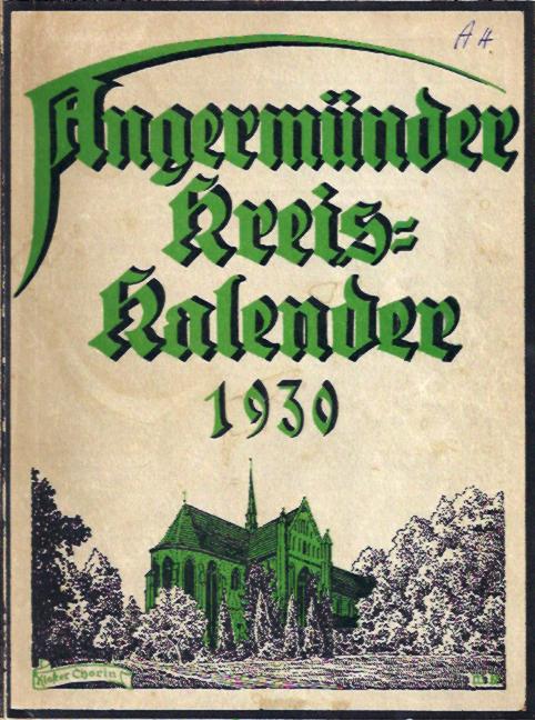 Angermünder Kreis-Kalender 1930