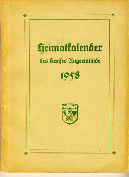 Heimatkalender Angermünde 1958