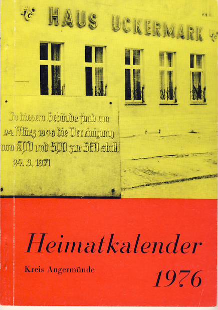 Heimatkalender Angermünde 1976