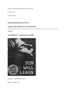 Tara Tabea Schubert, „Ich will leben!“ – Anderssein in der DDR.
