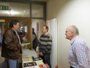 Buchverkauf:  Horst Albrecht, Frank Wieland und Gerd Winterberg am Büchertisch (v. l. n. r.). (Foto: Dr. M. Schulz)