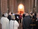 5 - Hans Burmeister (Mitte) bei der Führung durch die Marienkirche