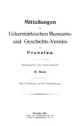 Mitteilungen UMGV, Band 3