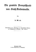Sonderdruck_Mitteilungen UMGV Band 1 Heft 3+4 Groß Fredenwalde