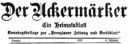 Der Uckermärker 1908